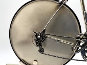 Bicicletta da corsa in miniatura in argento - Gioielleria De Vitis Sabaudia
