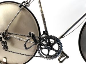 Bicicletta da corsa in miniatura in argento - Gioielleria De Vitis Sabaudia