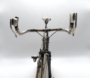 Bicicletta da corsa in miniatura in argento - Gioielleria De Vitis Sabaudia