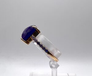 Anello in oro rosa 18 kt. modello Pomellato con onice - Gioielleria De Vitis Sabaudia