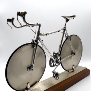 Biciletta da corsa in miniatura in argento - Gioielleria De Vitis Sabaudia