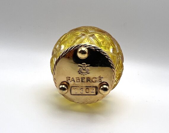 Uovo Fabergé in cristallo colorato con base - Gioielleria De Vitis