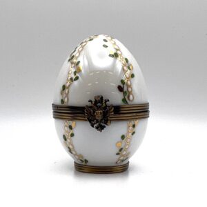 Uovo Palace Egg Fabergé porcellana di Limoges - Gioielleria De Vitis Sabaudia