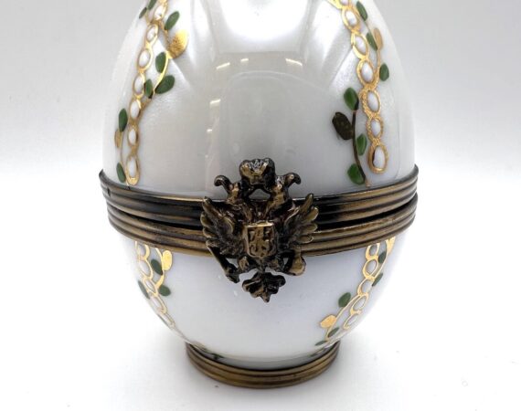 Uovo Palace Egg Fabergé porcellana di Limoges - Gioielleria De Vitis 1936