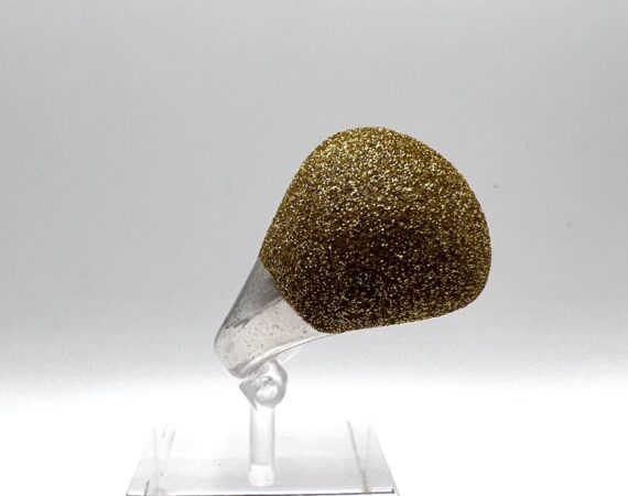 Anello Chance dorato lato - Gioielleria De Vitis Sabaudia