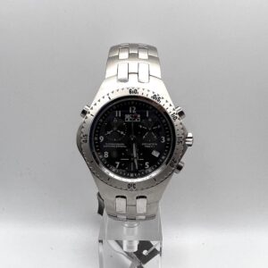 Sector 975 Rattrapante Crono Swiss Made grey vintage - Gioielleria De Vitis Sabaudia