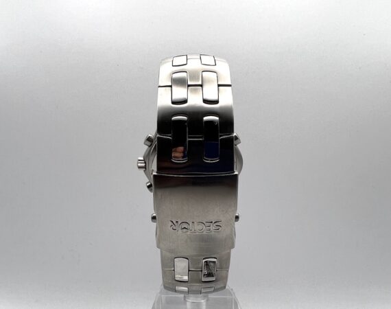 Sector 975 Rattrapante Crono Swiss Made grey vintage - Gioielleria De Vitis Sabaudia 