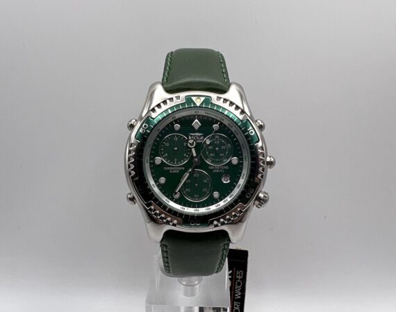 Sector ADV 6000 cron alarm vintage verde Gioielleria De Vitis Sabaudia