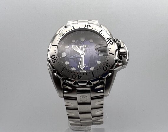 Sector Diver 600 GMT blu vintage Swiss made - Gioielleria De Vitis Sabaudia