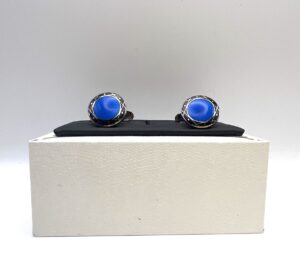 Gemelli in argento e smalto - Gioielleria De Vitis Sabaudia