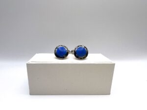 Gemelli in argento e smalto - Gioielleria De Vitis Sabaudia