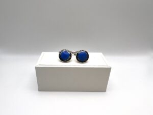 Gemelli in argento e smalto - Gioielleria De Vitis Sabaudia