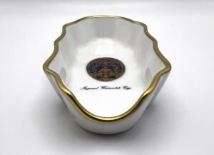 Posacenere per sigari Fabergé in porcellana di Limoges - Gioielleria De Vitis Sabaudia