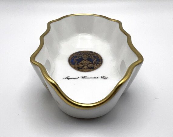 Posacenere per sigari Fabergé in porcellana di Limoges - Gioielleria De Vitis Sabaudia