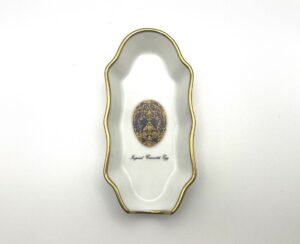 Posacenere per sigari Fabergé in porcellana di Limoges - Gioielleria De Vitis Sabaudia