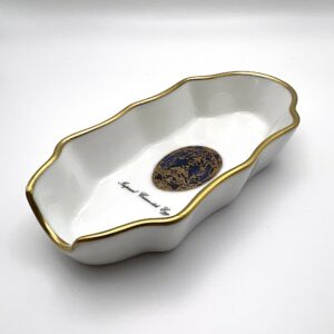 Posacenere per sigari Fabergé in porcellana di Limoges - Gioielleria De Vitis Sabaudia
