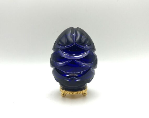 Uovo Fabergé in cristallo colorato piccolo 4 - Gioielleria De Vitis Sabaudia