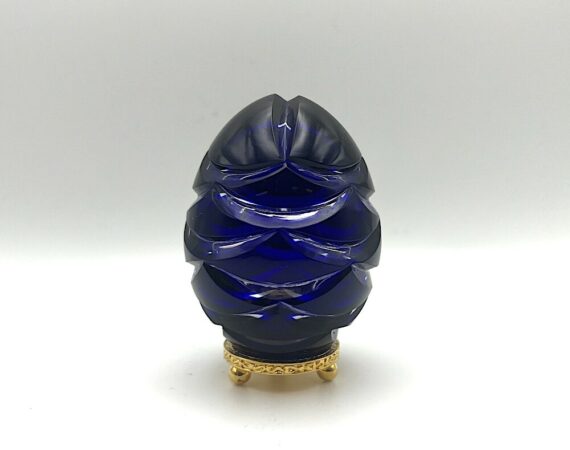 Uovo Fabergé in cristallo colorato piccolo - Gioielleria De Vitis Sabaudia