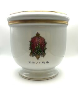 Cachepot Imperial Egg Fabergé porcellana di Limoges - Gioielleria De Vitis Sabaudia