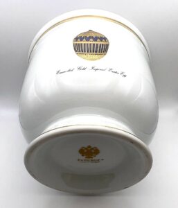 Cachepot Imperial Egg Fabergé porcellana di Limoges - Gioielleria De Vitis Sabaudia