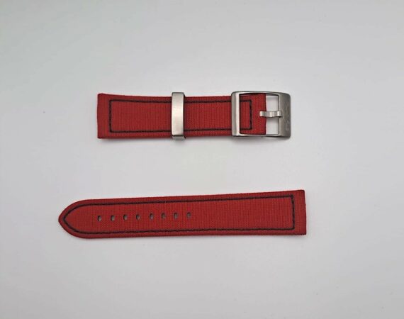 Cinturino 22m in cordura rosso Memphis Belle - Gioielleria De Vitis Sabaudia