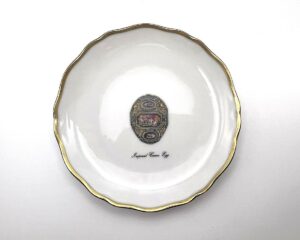 Piattino Imperial Cameo Egg Fabergé porcellana di Limoges - Gioielleria De Vitis Sabaudia