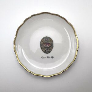 Piattino Imperial Cameo Egg Fabergé porcellana di Limoges - Gioielleria De Vitis Sabaudia