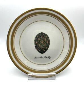 Piatto Rose Trellis Egg Fabergé porcellana di Limoges - Gioielleria De Vitis Sabaudia