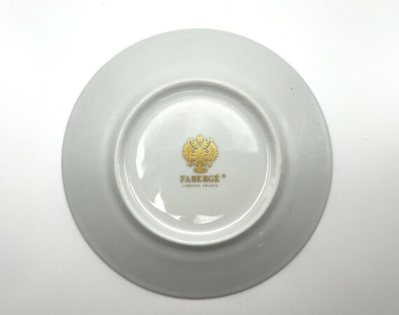 Piatto Rose Trellis Egg Fabergé porcellana di Limoges - Gioielleria De Vitis Sabaudia