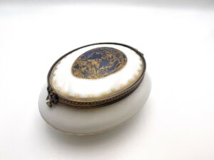 Scatola portagioie porcellana di Limoges Fabergé - Gioielleria De Vitis Sabaudia