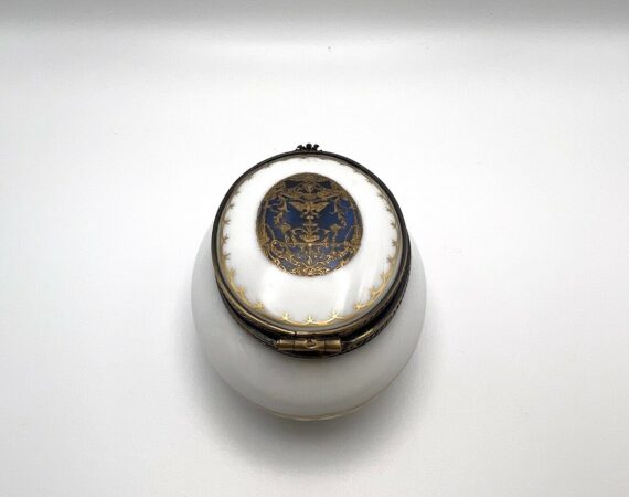 Scatola portagioie porcellana di Limoges Fabergé - Gioielleria De Vitis Sabaudia