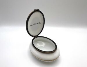 Scatola portagioie porcellana di Limoges Fabergé - Gioielleria De Vitis Sabaudia