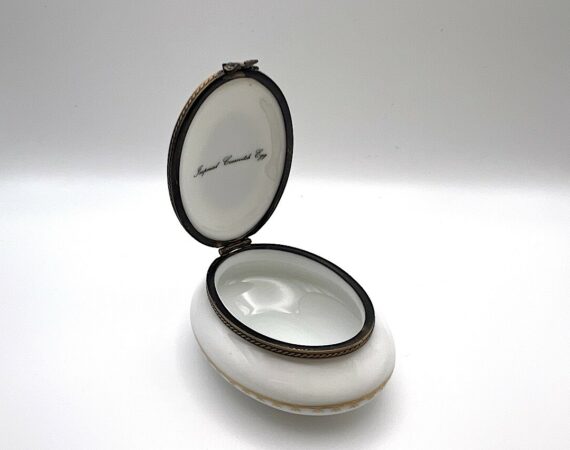 Scatola portagioie porcellana di Limoges Fabergé - Gioielleria De Vitis Sabaudia
