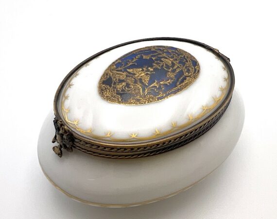Scatola portagioie porcellana di Limoges Fabergé - Gioielleria De Vitis Sabaudia