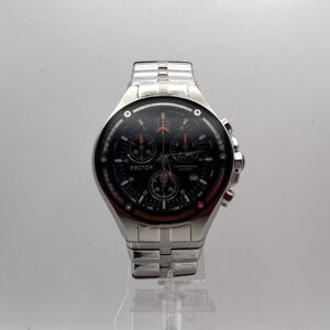Sector 550 vintage cronografo acciaio blue dial - Gioielleria De Vitis Sabaudia anteprima