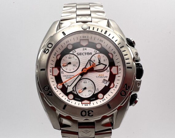 Sector Diver 600 vintage crono in titanio serie limitata - Gioielleria De Vitis Sabaudia