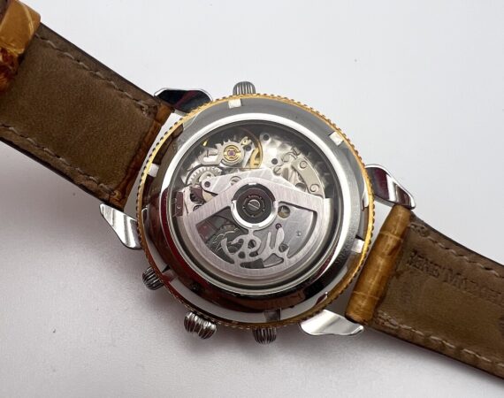 Orologio cronografo meccanico automatico Rattrappante René Marchal movimento Valjoux - Gioielleria De Vitis Sabaudia
