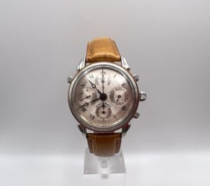 Orologio cronografo meccanico automatico Rattrappante René Marchal movimento Valjoux - Gioielleria De Vitis Sabaudia 2