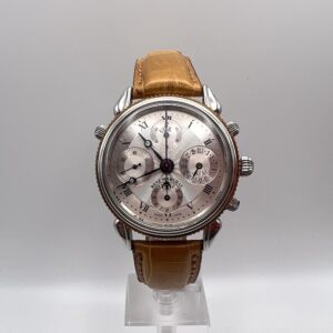 Orologio cronografo meccanico automatico Rattrappante René Marchal movimento Valjoux - Gioielleria De Vitis Sabaudia