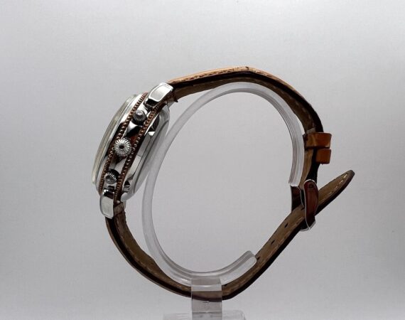 Orologio cronografo meccanico automatico Rattrappante René Marchal movimento Valjoux - Gioielleria De Vitis Sabaudia