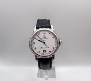 Orologio meccanico automatico René Marchal movimento ETA 2892.2 Saltarello Heure Sautante - Gioielleria De Vitis Sabaudia