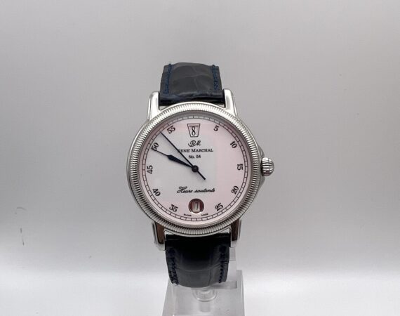 Orologio meccanico automatico René Marchal movimento ETA 2892.2 Saltarello Heure Sautante - Gioielleria De Vitis Sabaudia