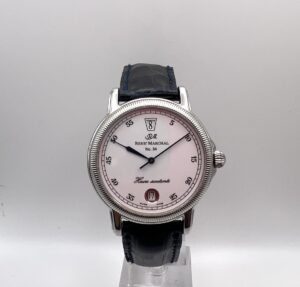 Orologio meccanico automatico René Marchal movimento ETA 2892.2 Saltarello Heure Sautante - Gioielleria De Vitis Sabaudia