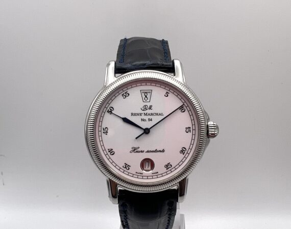 Orologio meccanico automatico René Marchal movimento ETA 2892.2 Saltarello Heure Sautante - Gioielleria De Vitis Sabaudia