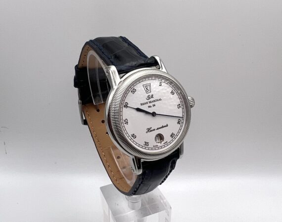 Orologio meccanico automatico René Marchal movimento ETA 2892.2 Saltarello Heure Sautante - Gioielleria De Vitis Sabaudia