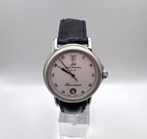 Orologio meccanico automatico René Marchal movimento ETA 2892.2 Saltarello Heure Sautante - Gioielleria De Vitis Sabaudia