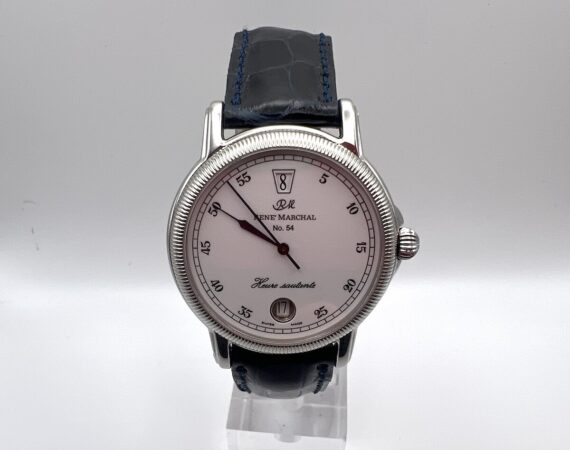 Orologio meccanico automatico René Marchal movimento ETA 2892.2 Saltarello Heure Sautante - Gioielleria De Vitis Sabaudia