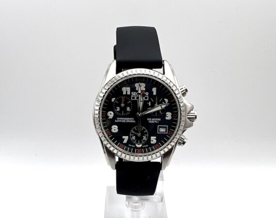 Sector 900 swiss made movimento al quarzo crono vintage donna - Gioielleria De Vitis