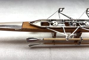 Canoa Sacchetti miniatura in argento e legno - Gioielleria De Vitis Sabaudia Canoa Sacchetti miniatura in argento e legno - Gioielleria De Vitis Sabaudia